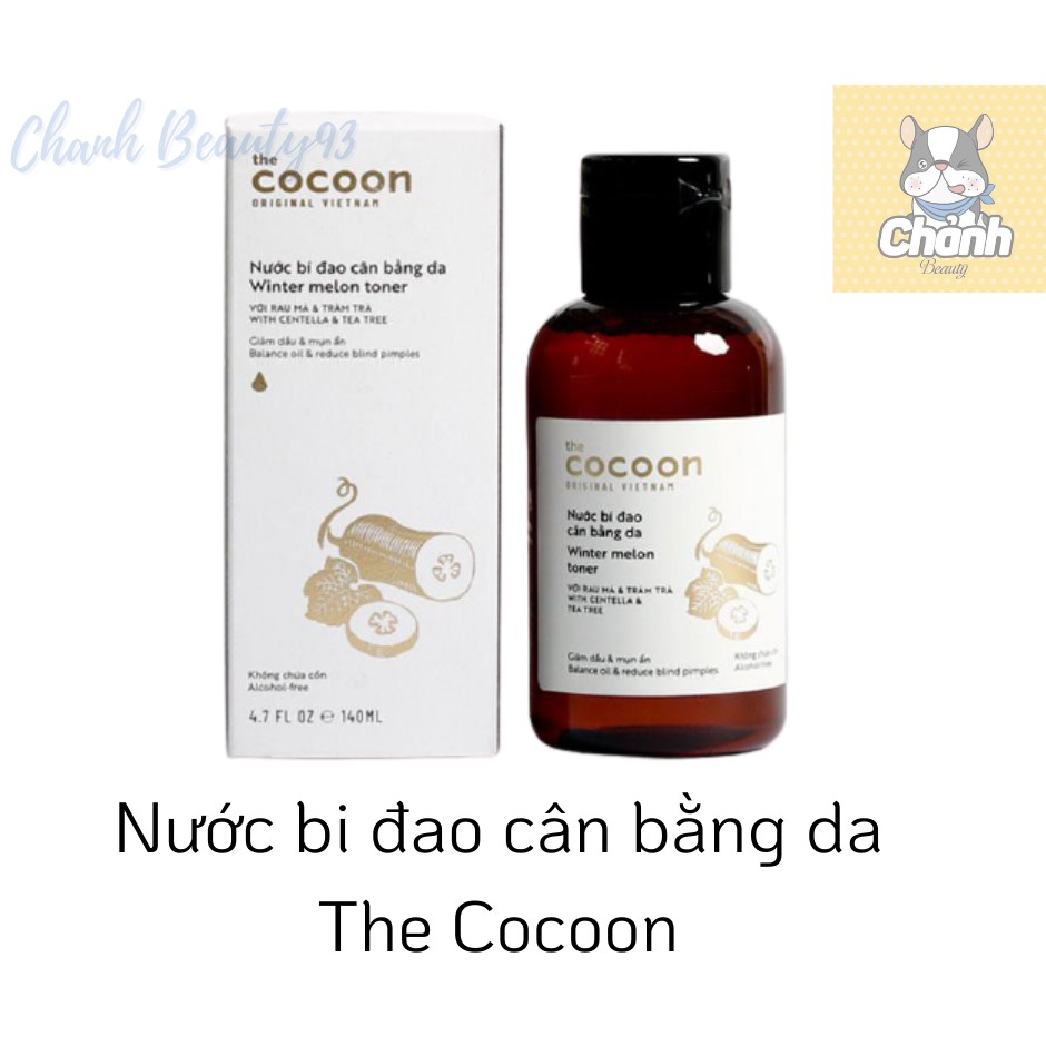 Nước cân bằng chiết xuất bí đao The Cocoon 140 mL