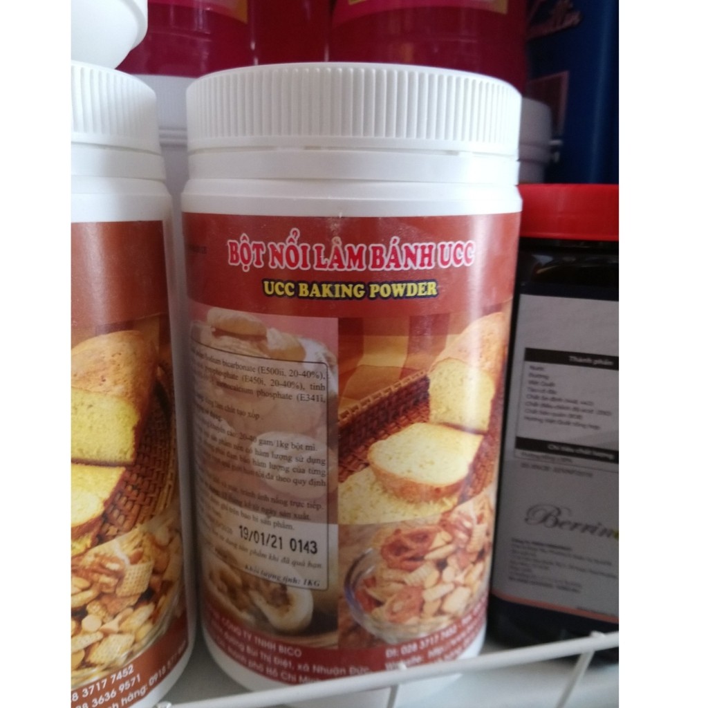 bột nổi làm bánh UCC /banking powder hộp 1kg