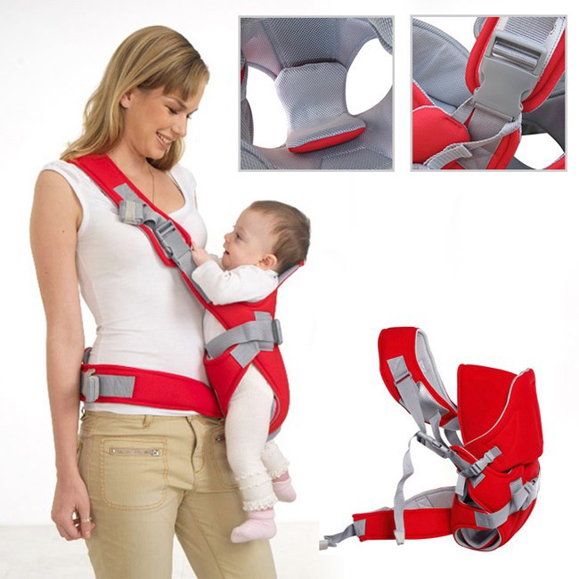 giảm giá  Địu bé có nhiều tư thế 6 tư thế địu con BabyCarrier [flash sale]