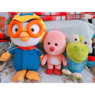 Thú nhồi bông gia đình pororo combo 3 bé