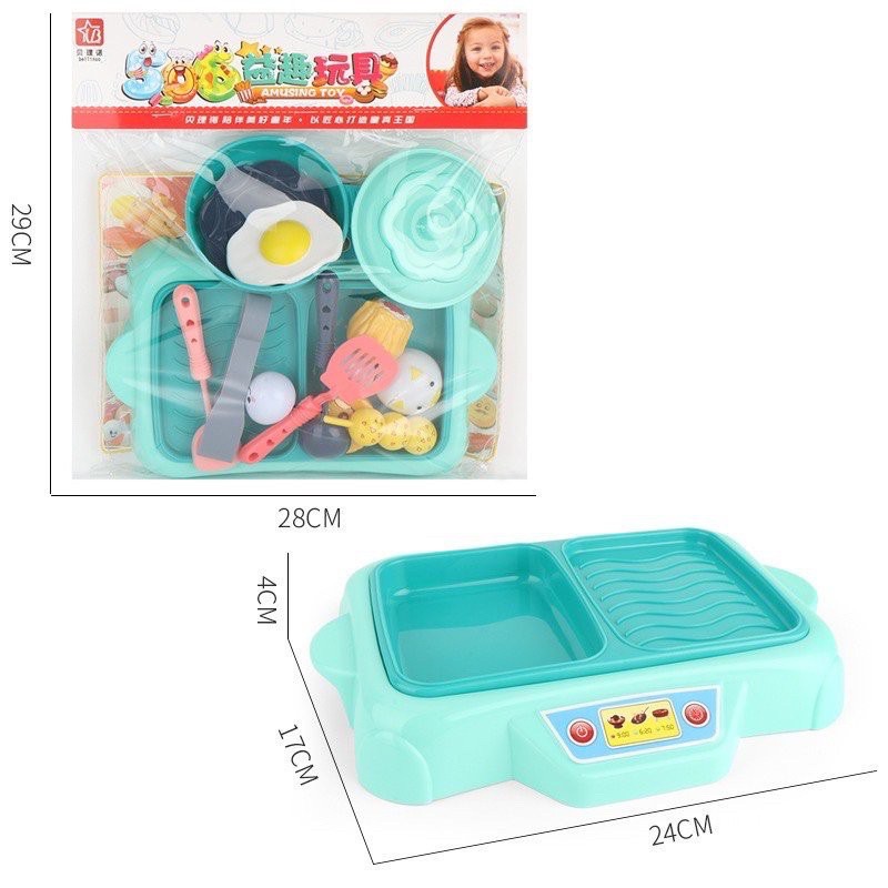 SÉT BỘ ĐỒ CHƠI NẤU ĂN CHO BÉ- BÉ THOẢ SỨC SÁNG TẠO