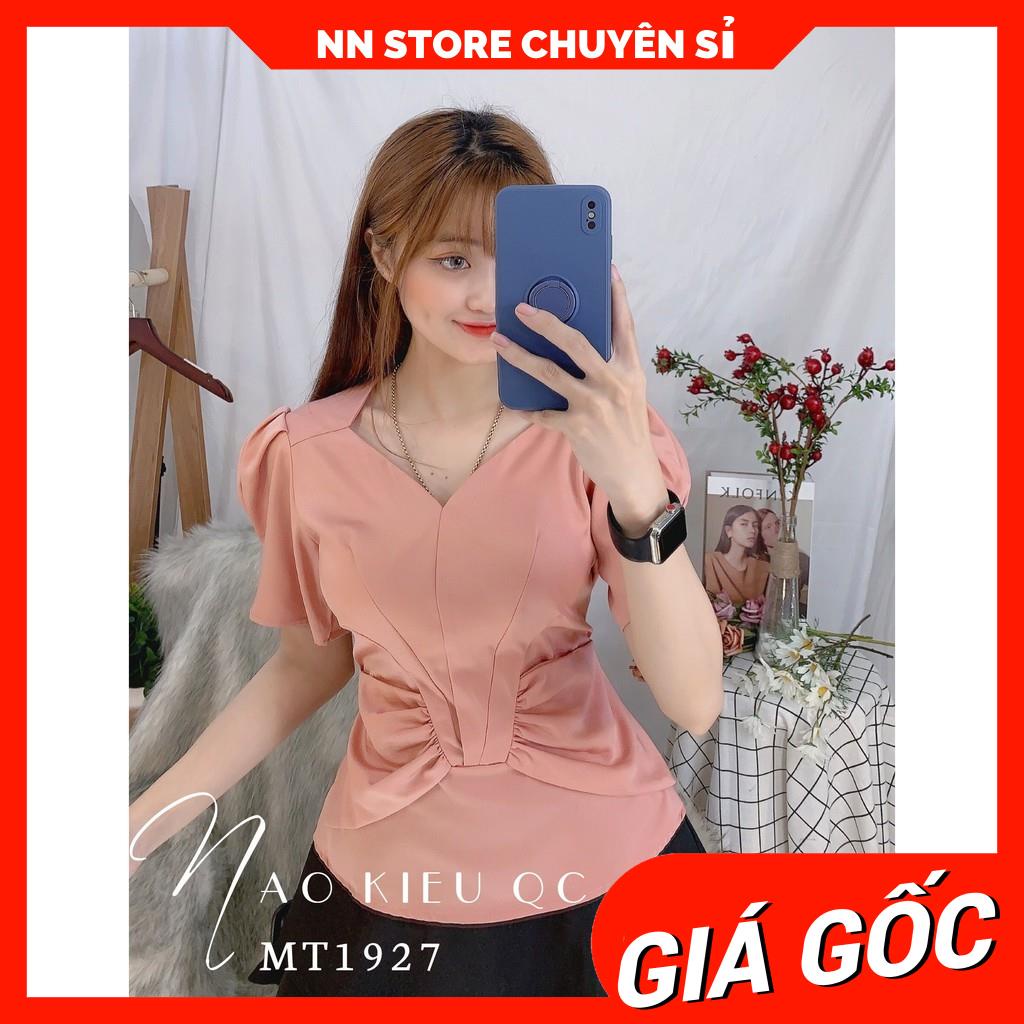 ÁO KIỂU NƠ TO EO MT1927 ⚡ ÁO KIỂU CỔ V ⚡ ÁO CÔNG SỞ ⚡100% ẢNH THẬT
