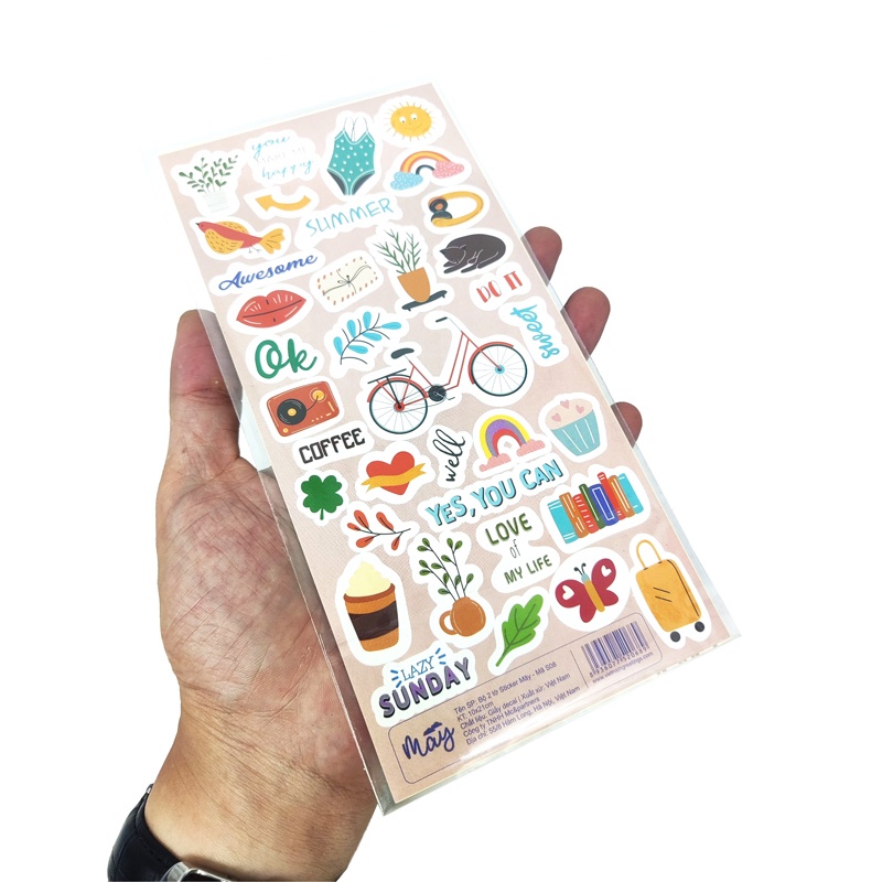 Sticker Trang Trí Mây - Greenwood S08