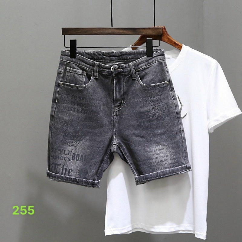Quần short jean nam xanh rách họa tiết cao cấp - chất liệu bò co giãn tốt ( Hàng chuẩn shop) Lady-Hn Store88 KV307