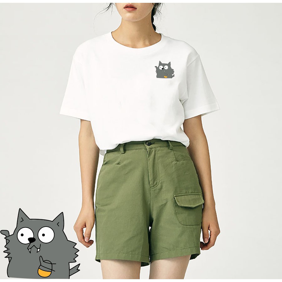 [Hàng Xịn, Gía Tốt] Áo Phông Thun Unisex In Hình Icon Thời Trang Nam Nữ Couple Nhiều Màu Họa Tiết Cáo - Cotton - AT010