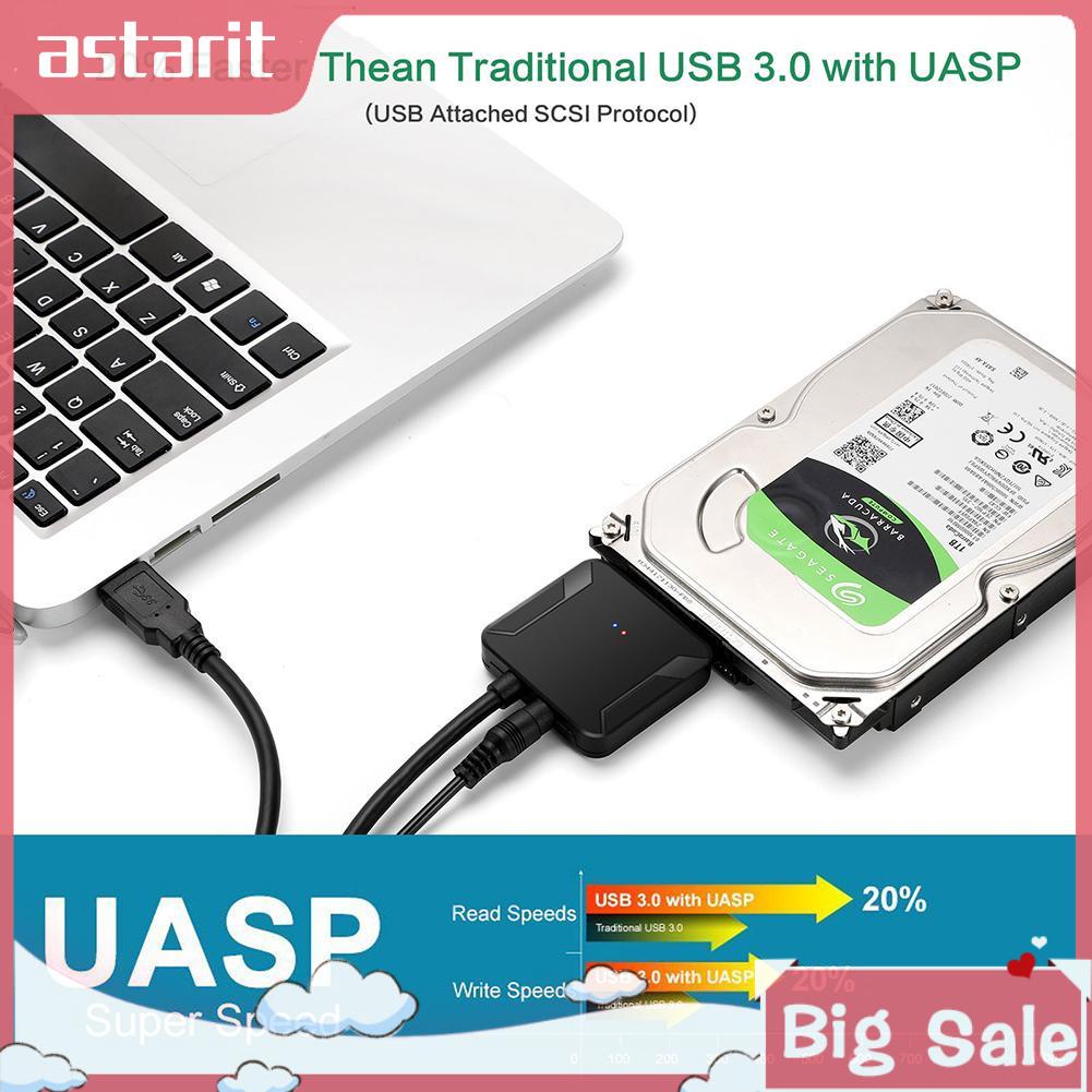 Dây Cáp Chuyển Đổi USB 3.0 / USB 2.0 Sang SATA 2.5Inch 3.5Inch Cho Ổ Cứng SSD | BigBuy360 - bigbuy360.vn