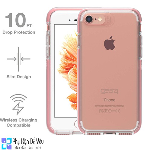 ỐP LƯNG CHỐNG SỐC GEAR4 D3O PICCADILLY IPHONE 6/6S/7/8 PLUS (ROSE GOLD) - IC7L81D3