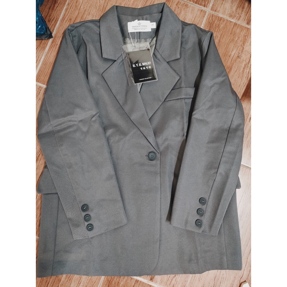 Sẵn Đen XS-S(Hàng dày Đẹp)Ảnh thật 5 hình cuối-2W442.Áo blazer thời trang phong cách Hàn Quốc | BigBuy360 - bigbuy360.vn