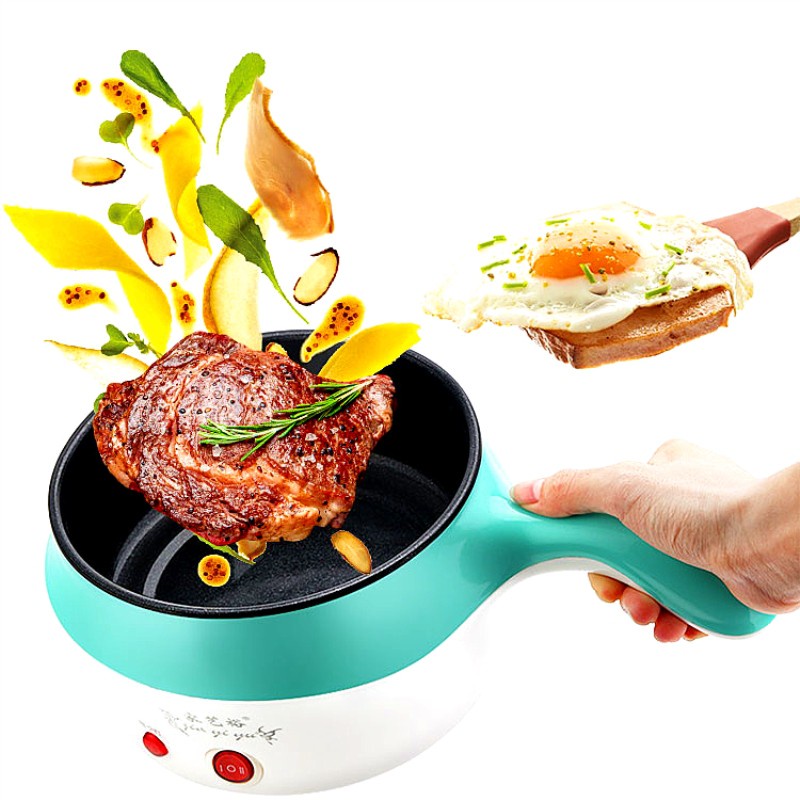 [GIÁ SIÊU HỜI] Nồi lẩu mini 18cm tặng kèm giá hấp tay cầm dài