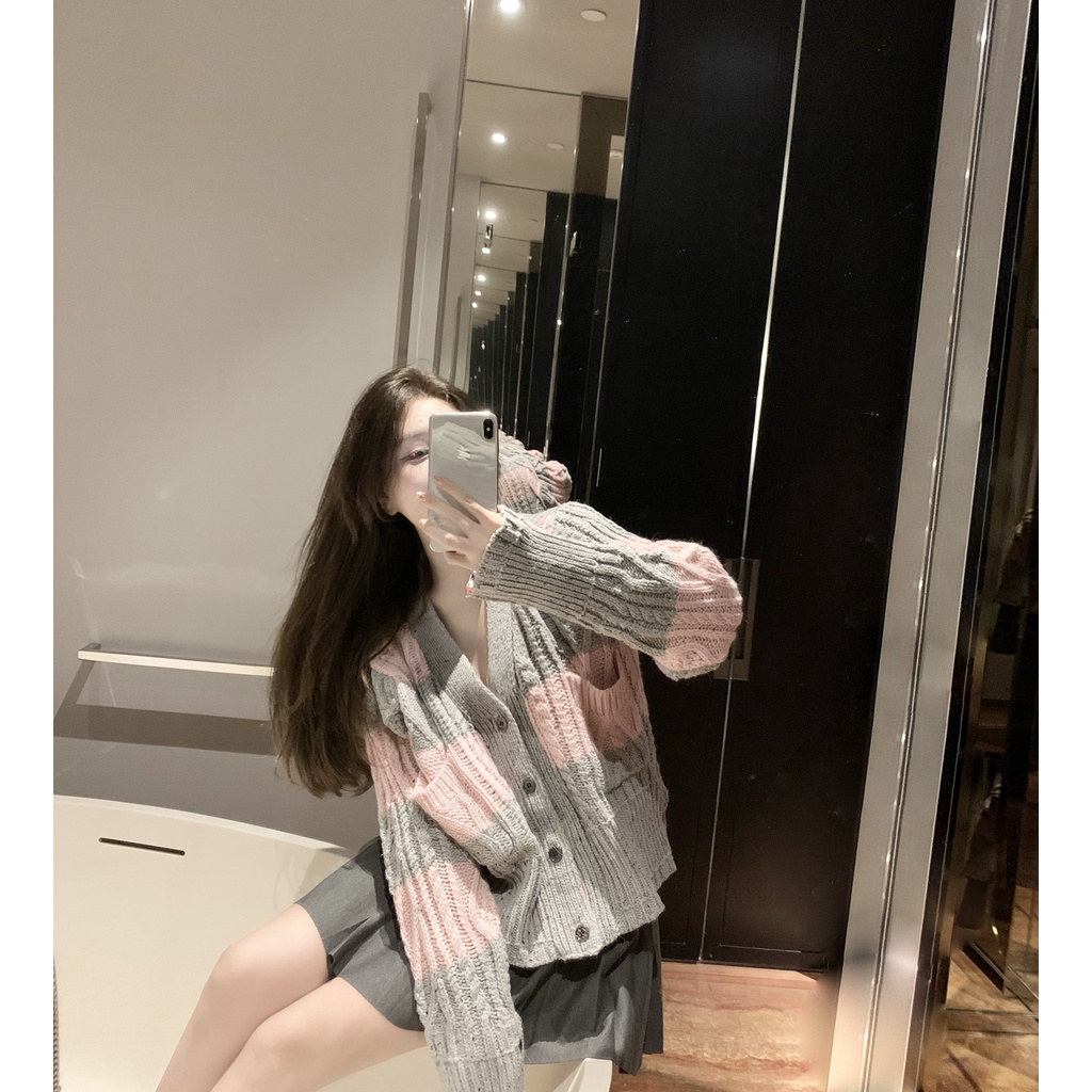 Áo len Cardigan Thom Browne 86studio FW22 ( Full Tag, mac,... )