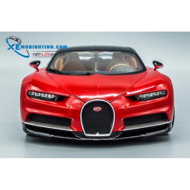 Xe Mô Hình Bugatti Chiron 1:18 Bburago (Đỏ)