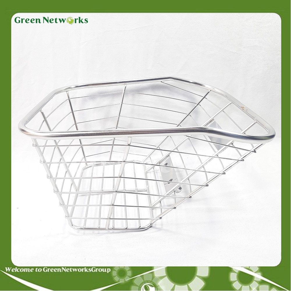 Rổ trước Inox gắn xe Wave GreenNetworks