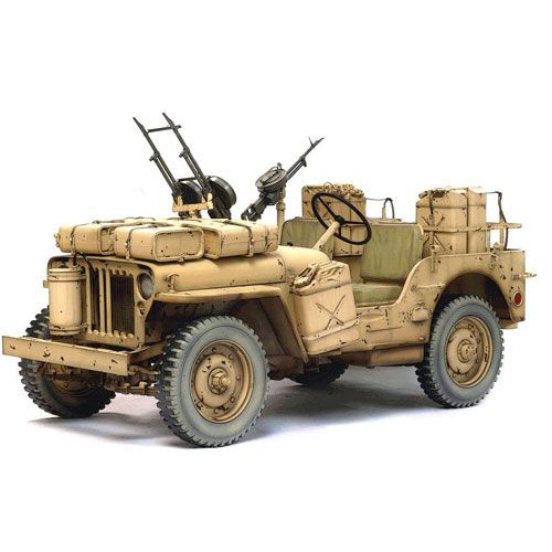 Mô Hình Lắp Ráp Xe Jeep Bristish Special Air Service Jeep Chính hãng Tamiya Tỉ Lệ 1/35