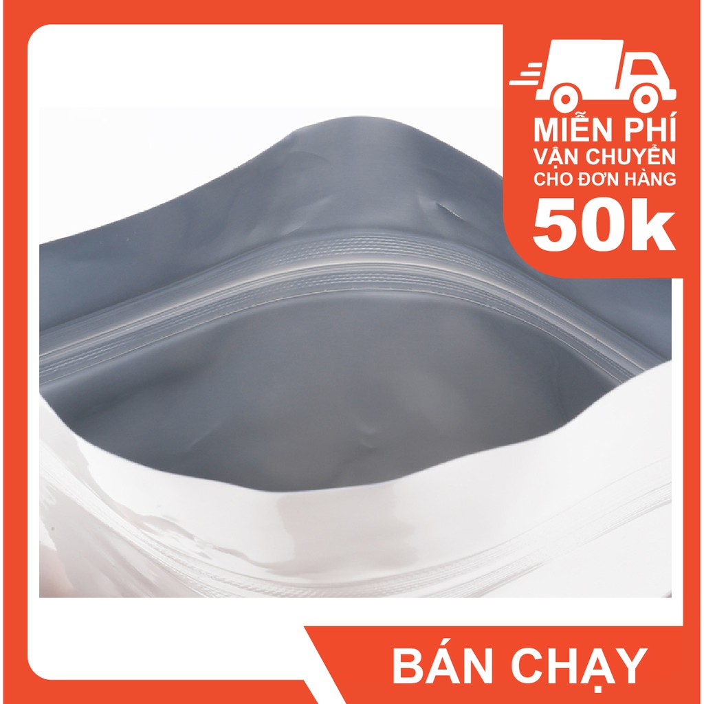 1Kg TÚI ZIP 2 MẶT BẠC