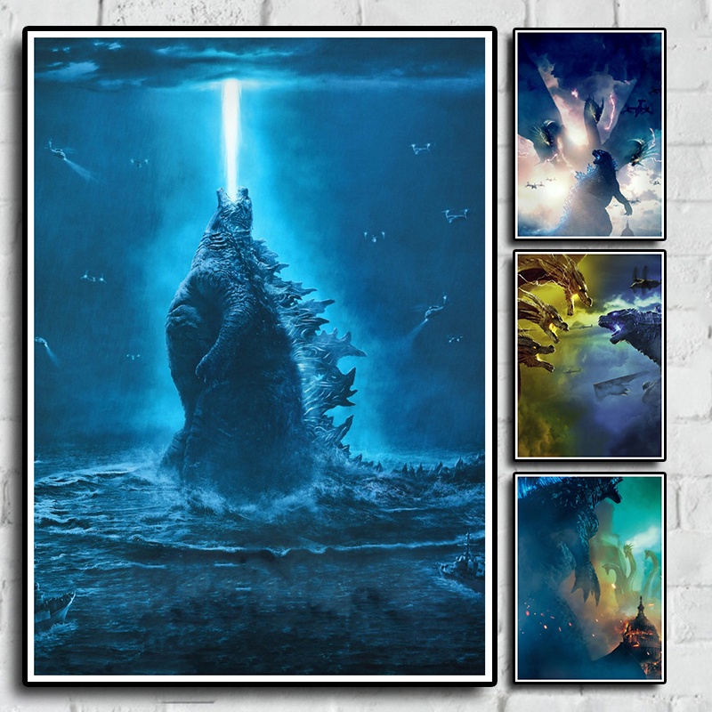 Áp Phích Trang Trí Nội Thất Hình Quái Vật godzilla: king of the monsters