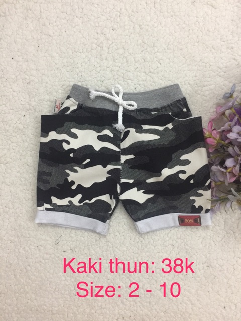 Quần kaki thun 8-33kg