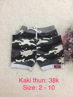 Quần kaki thun 8-33kg