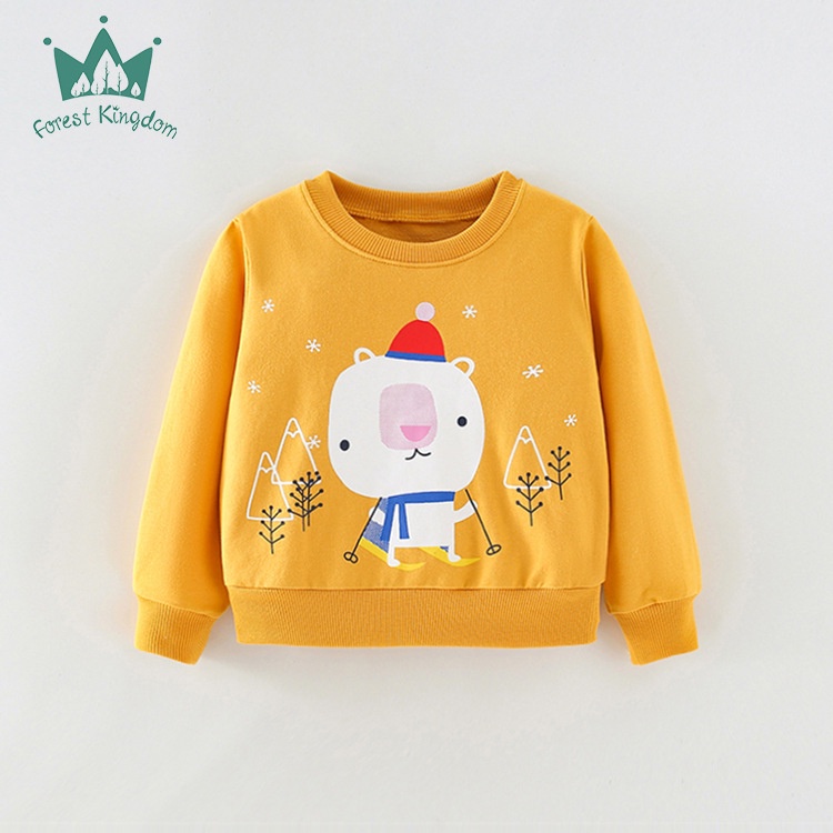 ÁO NỈ DA CÁ DÀI TAY BÉ GÁI HÀNG ĐẸP HÌNH NGỘ NGHĨNH ĐỦ SIZE 2-7T