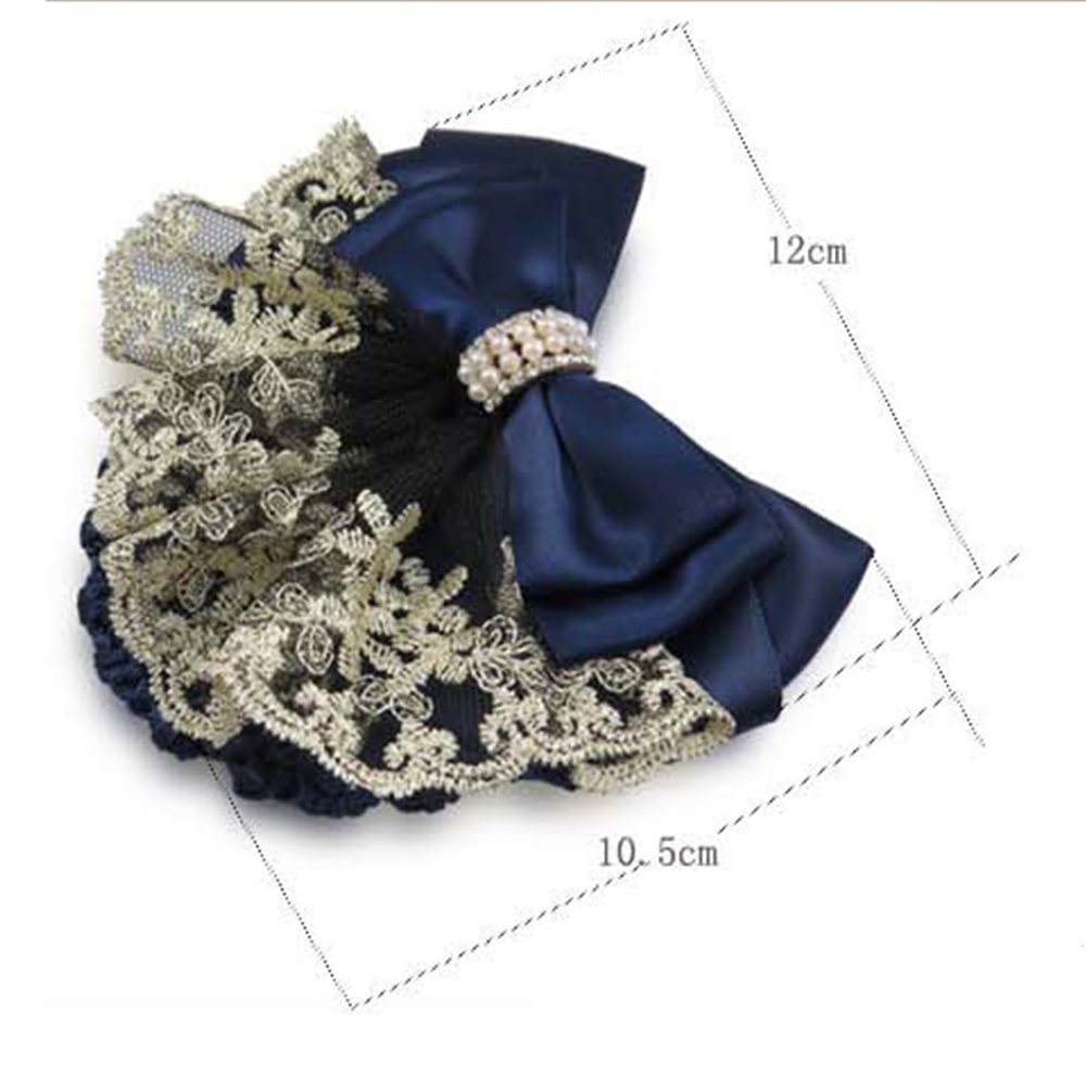 Kẹp Tóc Đính Nơ Vải Satin Xinh Xắn Cho Nữ