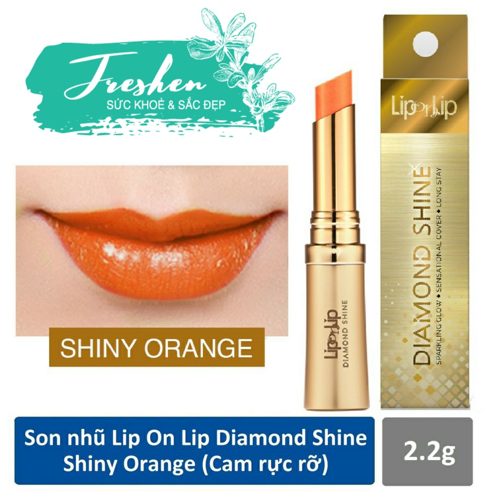 ✅ (CHÍNH HÃNG) Son nhũ Lip On Lip Diamond Shine 2.2g (Bao bì mới)