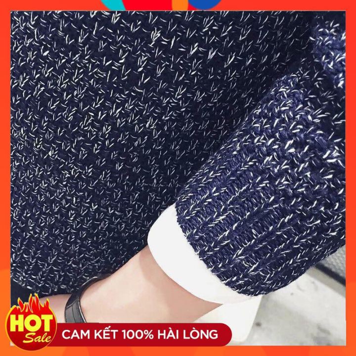 Áo Len Cổ Tròn Cho Nam, Áo Chui Đầu Ôm Kiểu Hàn Quốc Thời Trang Thu Đông | BigBuy360 - bigbuy360.vn