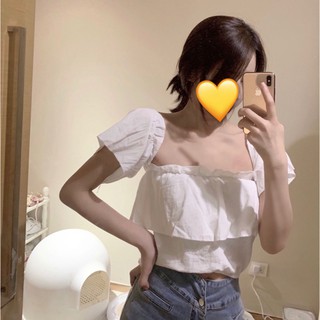 Áo Quây Croptop Trễ Vai