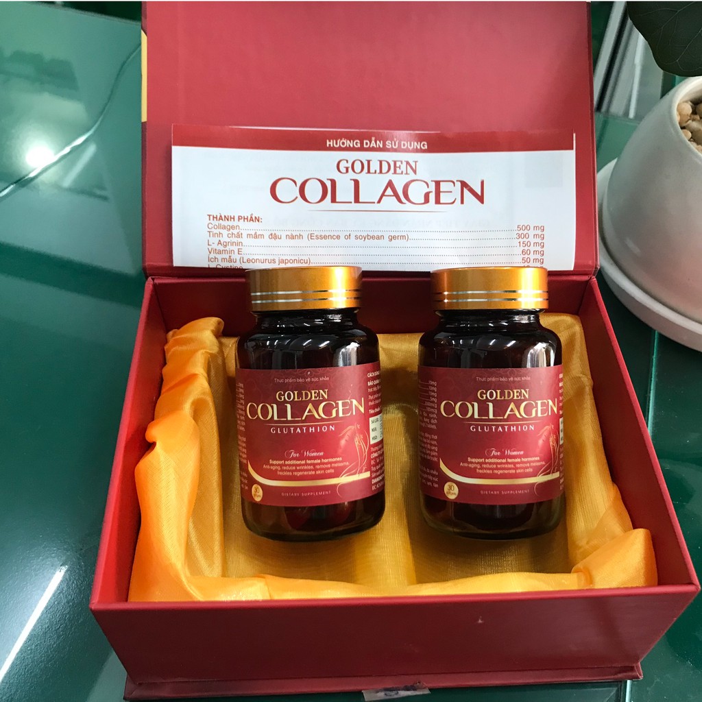 [CHÍNH HÃNG] Golden Collagen - Hỗ trợ làm giảm nám, tàn nhang