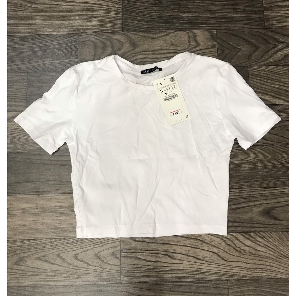 áo cộc zara cổ tròn basic hàng auth