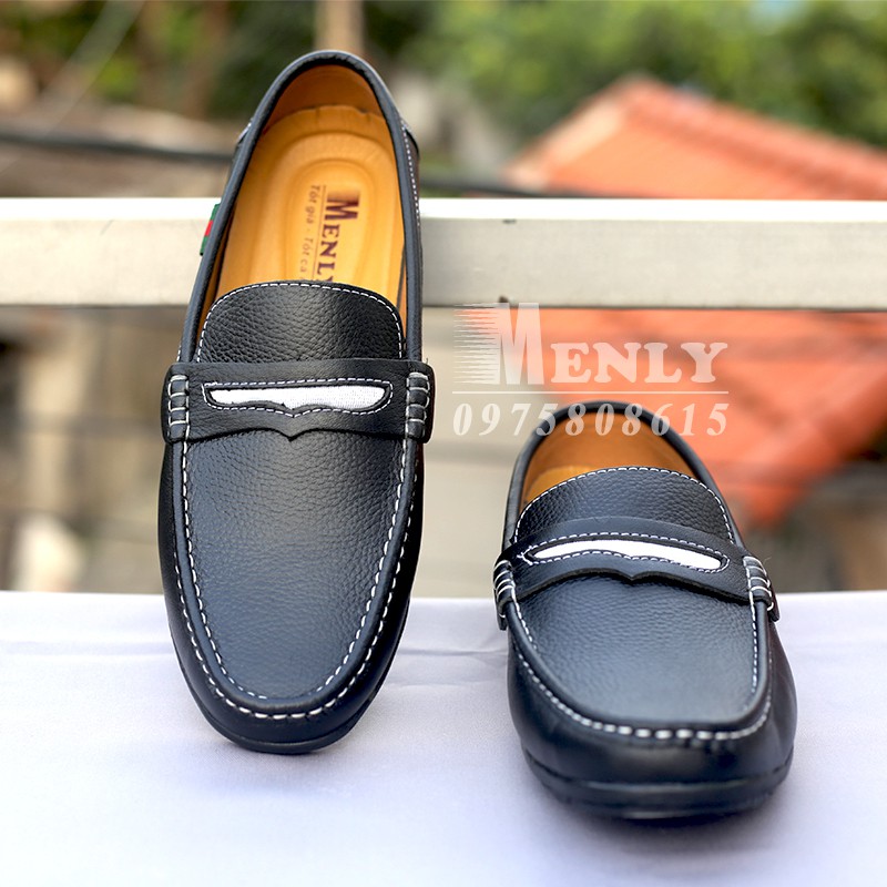 Giày lười da thật GLMMSE133 cung cấp bởi Giày MENLY thumbnail