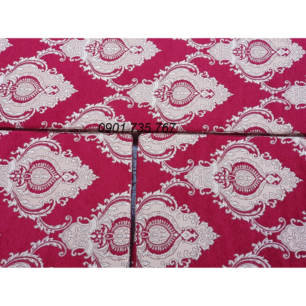 Đệm bông ép ghế gỗ phòng khách may theo yêu cầu