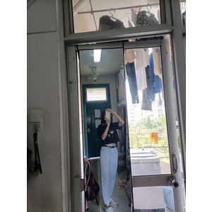 Quần jeans ống suông nữ đủ size từ XXS - XL cho eo từ 58-78cm