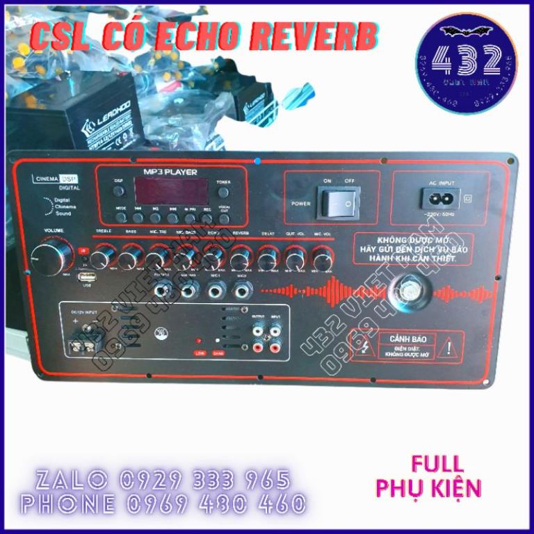 RE NHAT- Board Mạch Kẹo Kéo Echo Reverb Nguồn Xuyến 2021 HOT
