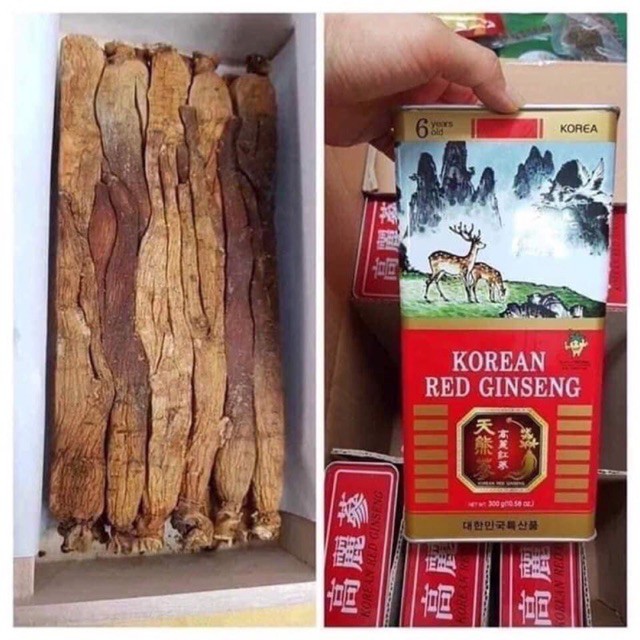 HỒNG SÂM CỦ KHÔ 6 NĂM TUỔI HÀN QUỐC 150g