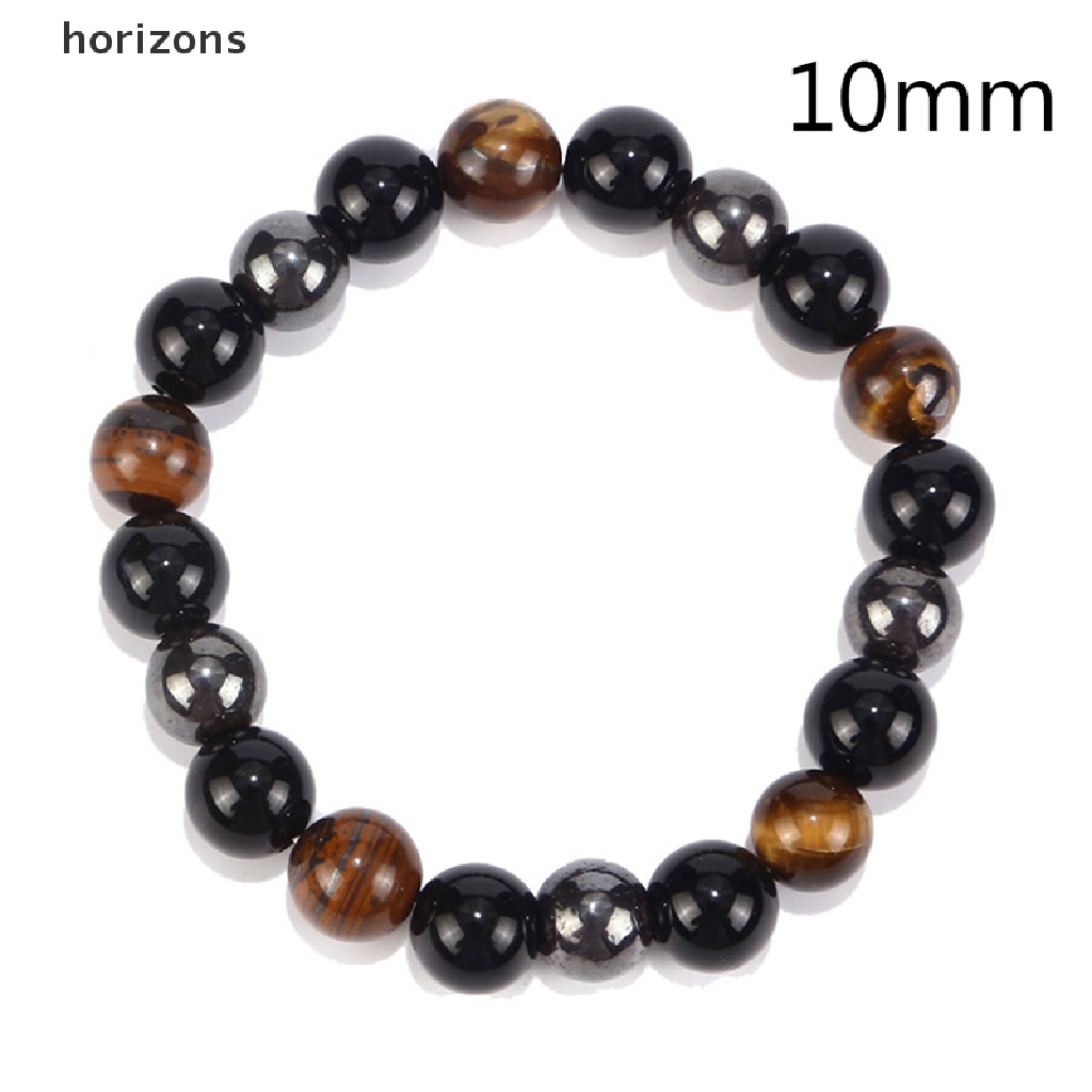 Vòng Tay Chuỗi Hạt Đá Hematite Từ Tính Chăm Sóc Sức Khỏe Giảm Cân Cho Nam
