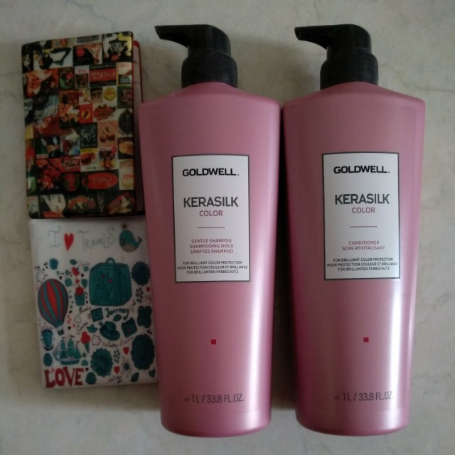 🇩🇪Goldwell🇩🇪 Dầu gội xả bảo vệ màu nhuộm Goldwell Kerasilk Color 1000mlx2 SN1