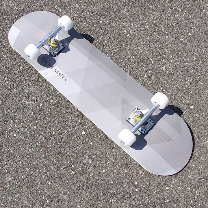 Ván trượt thể thao skateboard gỗ phong 7 lớp mặt đen nhám chống trơn trượt tải trọng 180kg dành cho người lớn và trẻ em