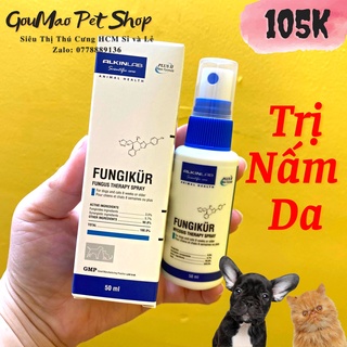  Akin Fungikur Dung Dịch Xịt Trị Nấm Chó Mèo 50ml - Phân phối công ty Kỳ Nam 