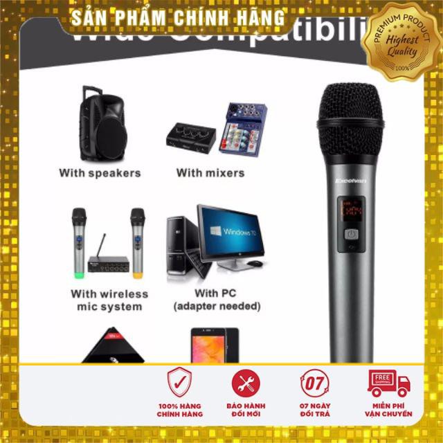 Micro Karaoke Không dây Excelvan K18V, 01 mic, VHF