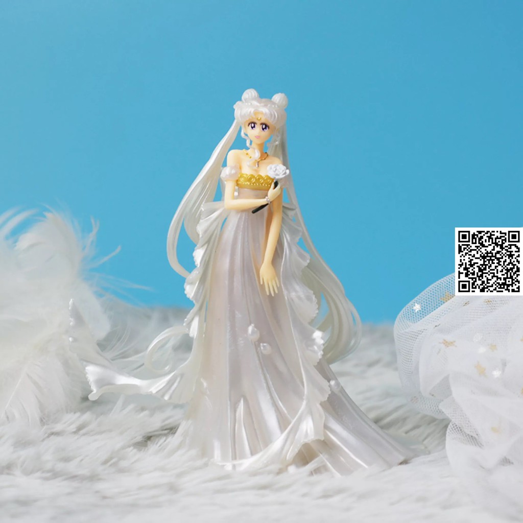 Mô hình nữ thuỷ thủ mặt trăng Sailor Moon công chua mặt trăng trang phục thuỷ tinh 663