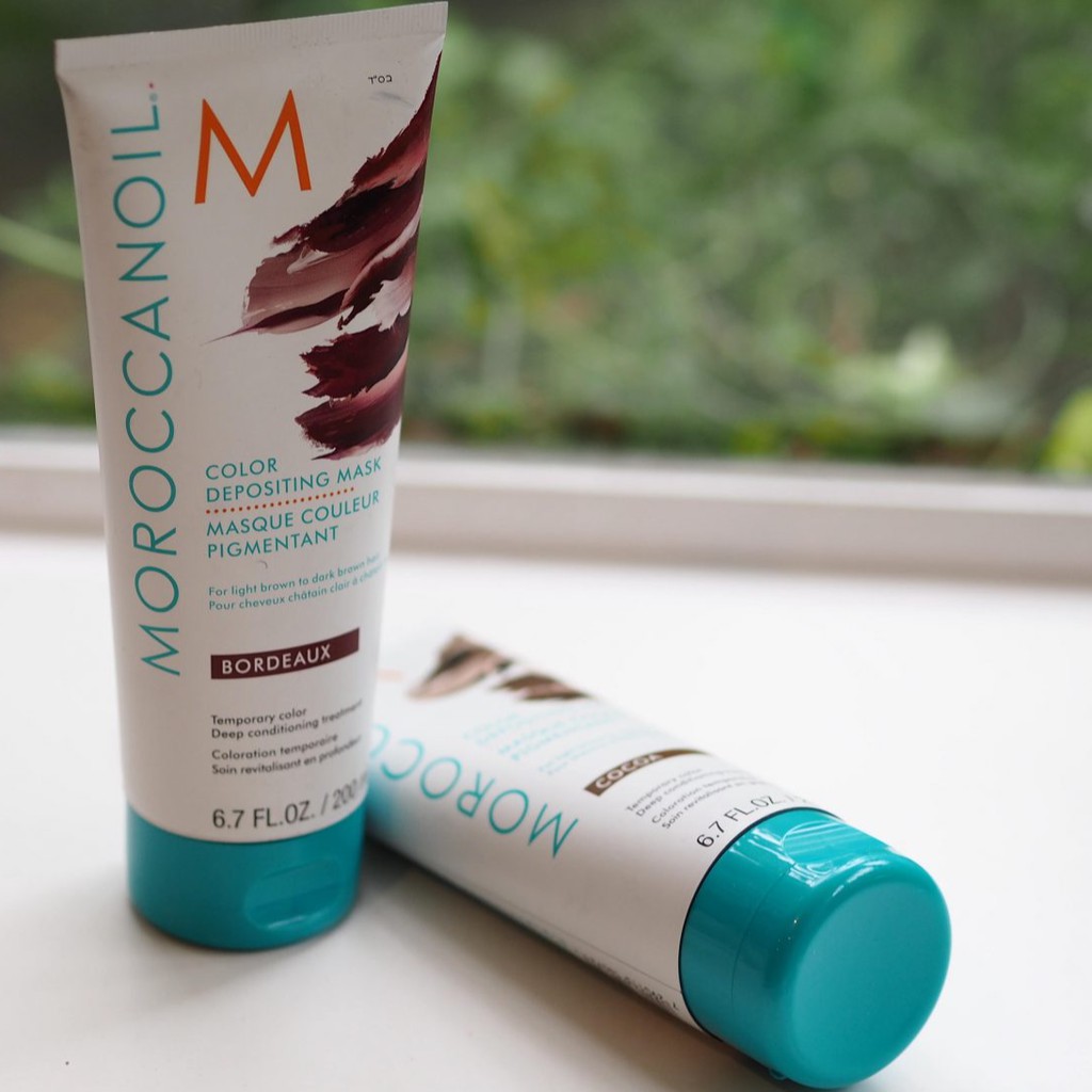 🌾Best Seller🎋 Mặt Nạ Dưỡng Bổ Sung Hạt Màu Moroccanoil Color Depositing Mask 200ml