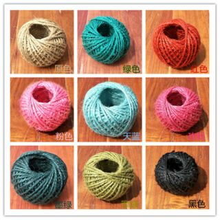 Bộ 9 cuộn dây thừng, sợi đay 30m (9 màu)