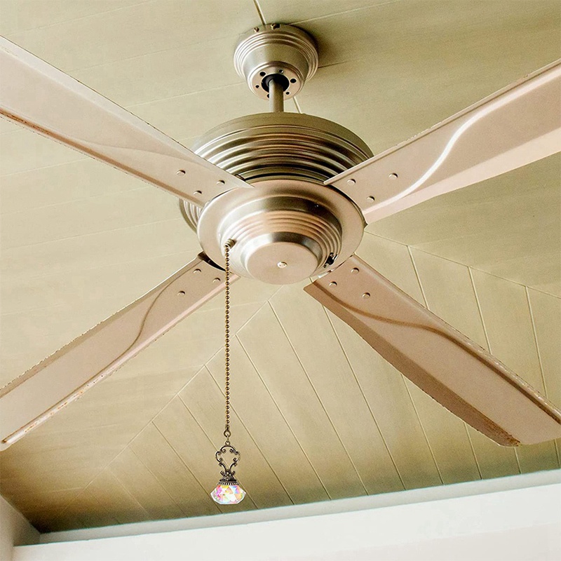 Bộ 4 Dây Kéo Dài Gắn Quạt Trần / Đèn Pha Lê Nhân Tạo