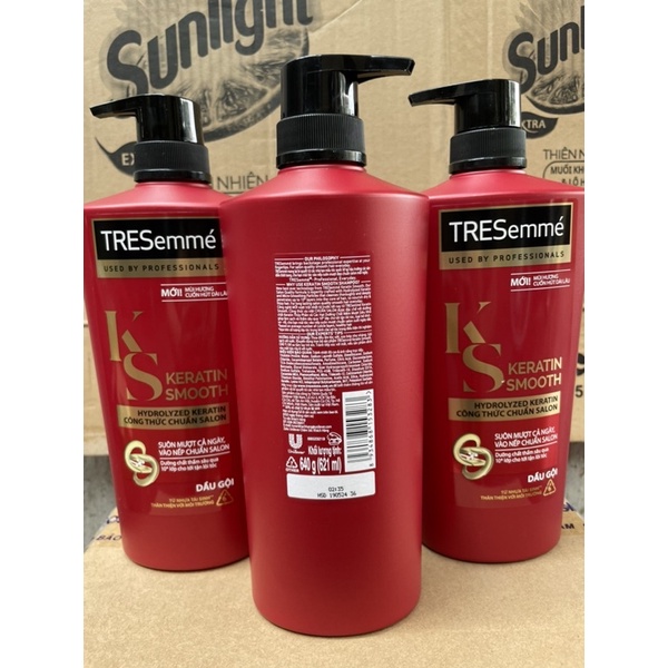 Dầu gội TRESemme Keratin 640g