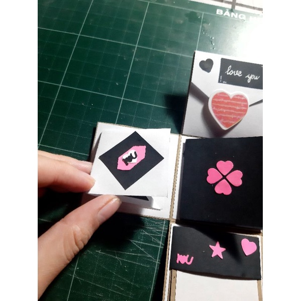5110 love box handmade gắn hình