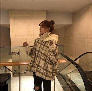 Hoodie cổ lọ