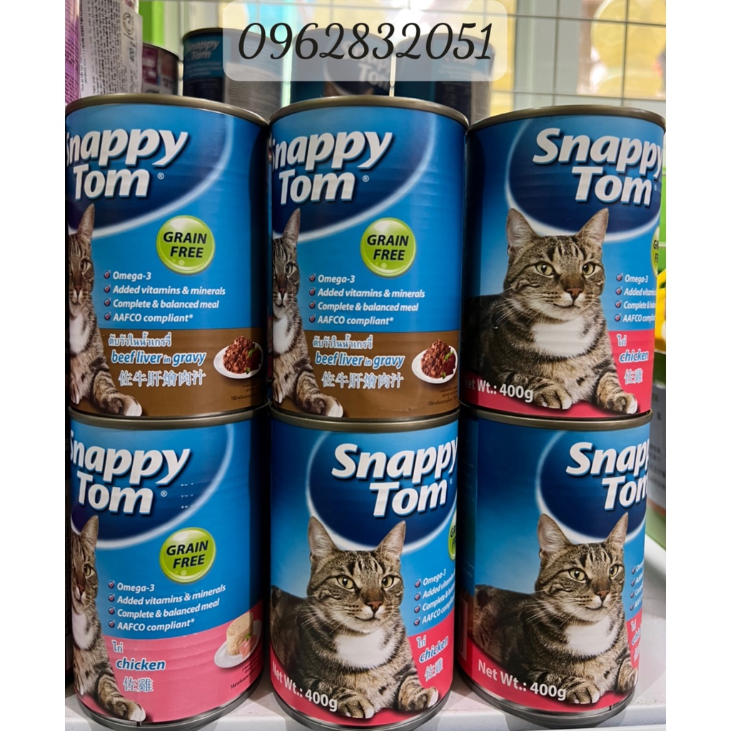 PATE LON SNAPPY TOM 400g ⚡SIÊU_ƯU_ĐÃI⚡ pate thơm ngon dinh dưỡng cần thiết cho mèo cưng - PET&amp;JOI