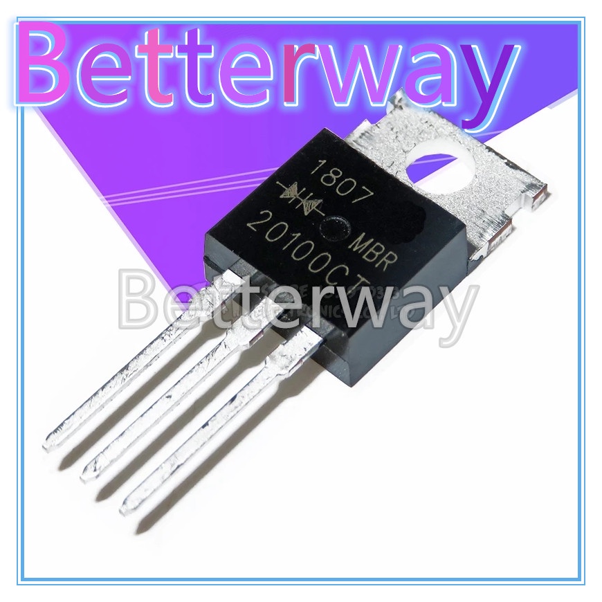 10 Chiếc MBR20100CT MBR20100 TO-220 TO220 20100CT Transistor Mới Betterway