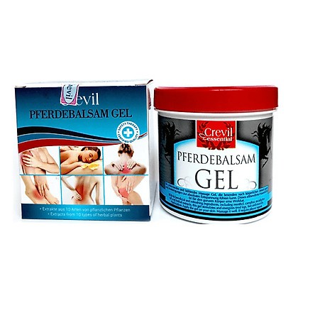 GEL MASSAGE GIẢM ĐAU NHỨC MỎI CREVIL ESSENTIAL PFERDEBALSAM GEL 250ML CHÍNH HÃNG - 7427