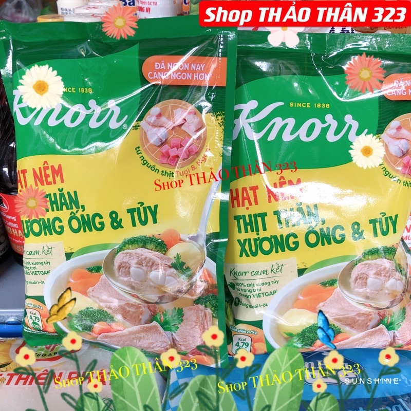 HẠT NÊM Knorr Thịt Thăn &amp; Xương Ống Tuỷ