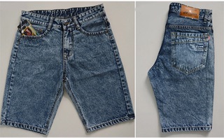 Quần Short Jeans Nam Xám Lông Chuột